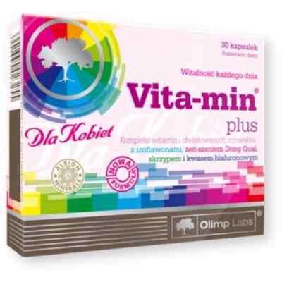 Olimp Vita-Min Plus Frauen Hyaluronsäure 30 Schönheit Vitalität Hautelastizität