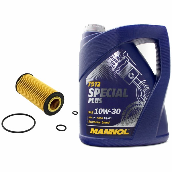 MotoröL ÖLfilter SH4064P Set 10W-30 API SN 5 Liter FüR Mercedes Benz E C Klasse-image