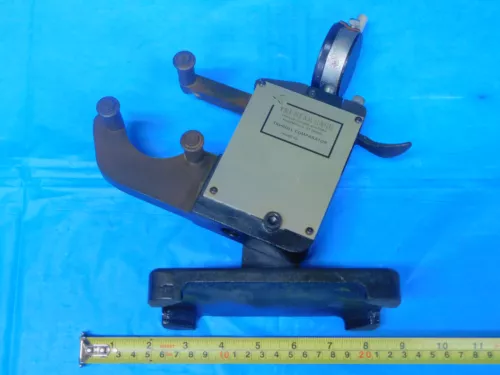 TRI-STAR GAGE TRI-ROLL THREAD COMPARATOR NO. 9 FRAME W/ DIAL INDICATOR #9 STAND