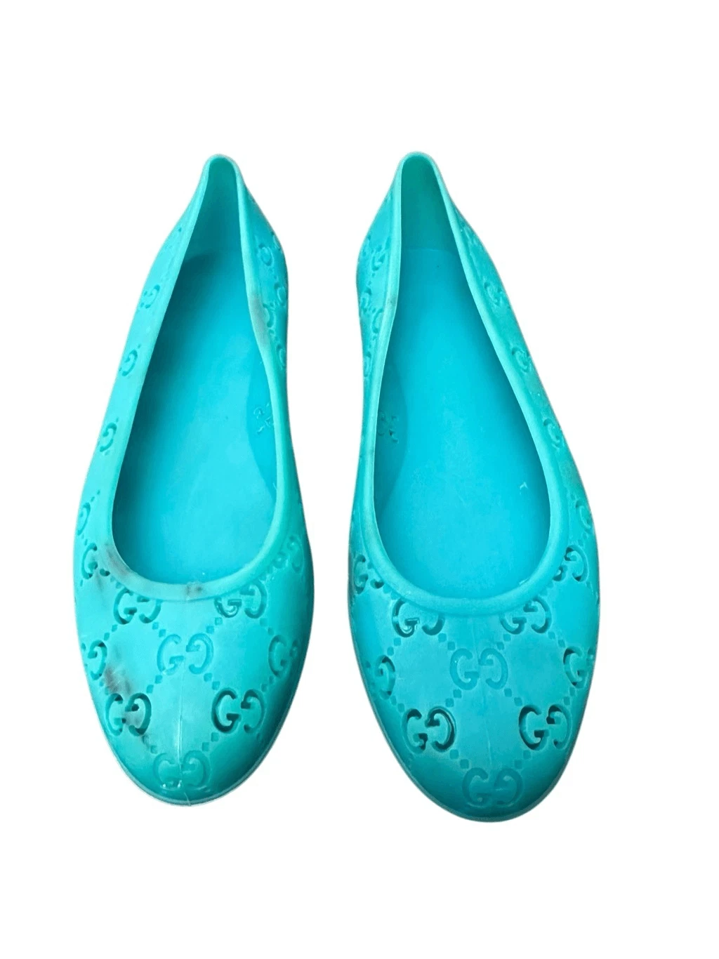 Ballerines Gucci caoutchouc design GG taille EU 37 US : 6,5