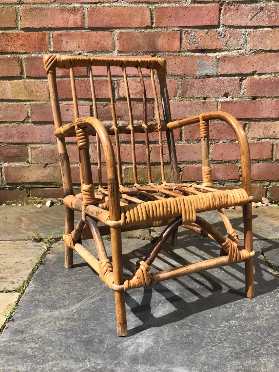 Antique bamboo chair deals