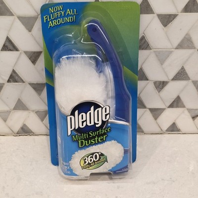 PLEDGE Multi Surface Duster 360 Fluffy with Allergen Trappers 1 Handle 2 Refills