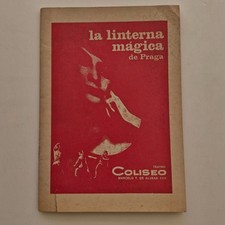 Original 1969 Laterna Magika Prague Program Teatro Coliseo Buenos Aires Vintage