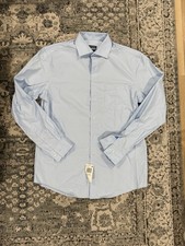 Van Heusen Men  s Button Up Dress Shirt Size 15.5 34/35 NWT