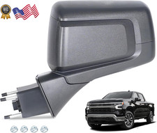Side Mirror Compatible with 2019-2025 Chevy Silverado 1500/1500LTD WT View
