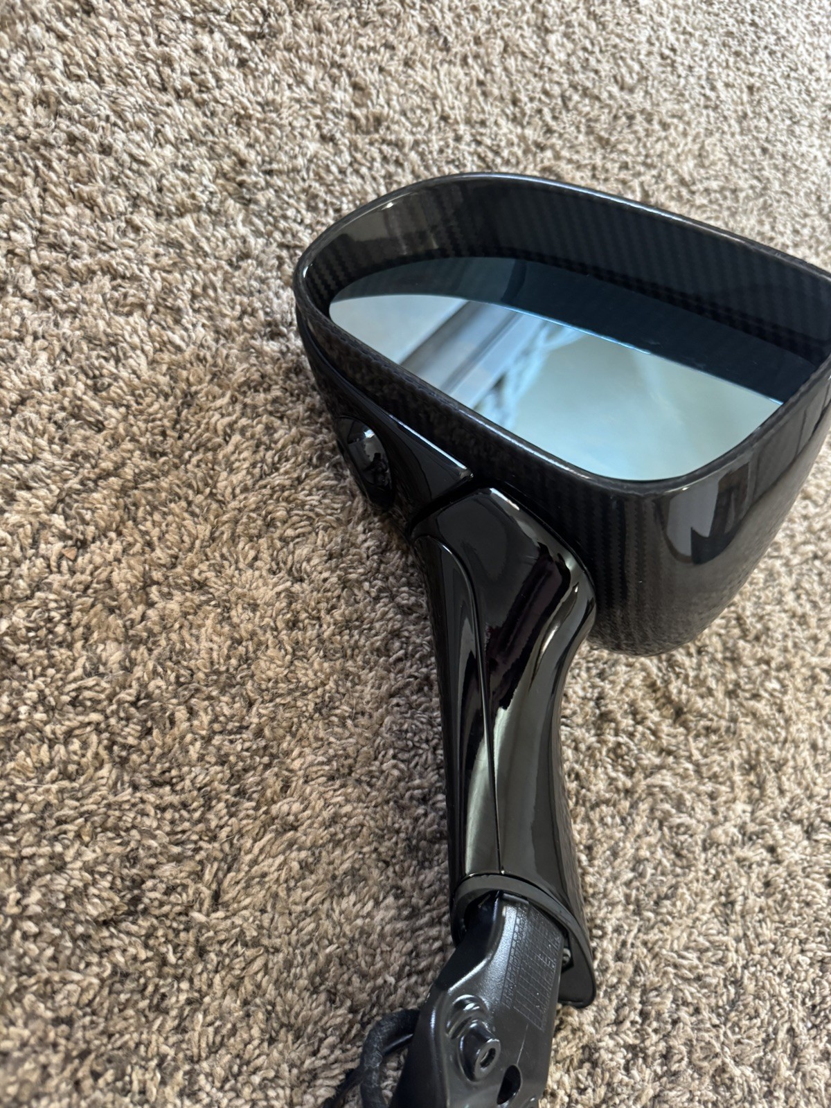 McLaren D/S Side Mirror Carbon Fiber, Black, 360 parking Camera