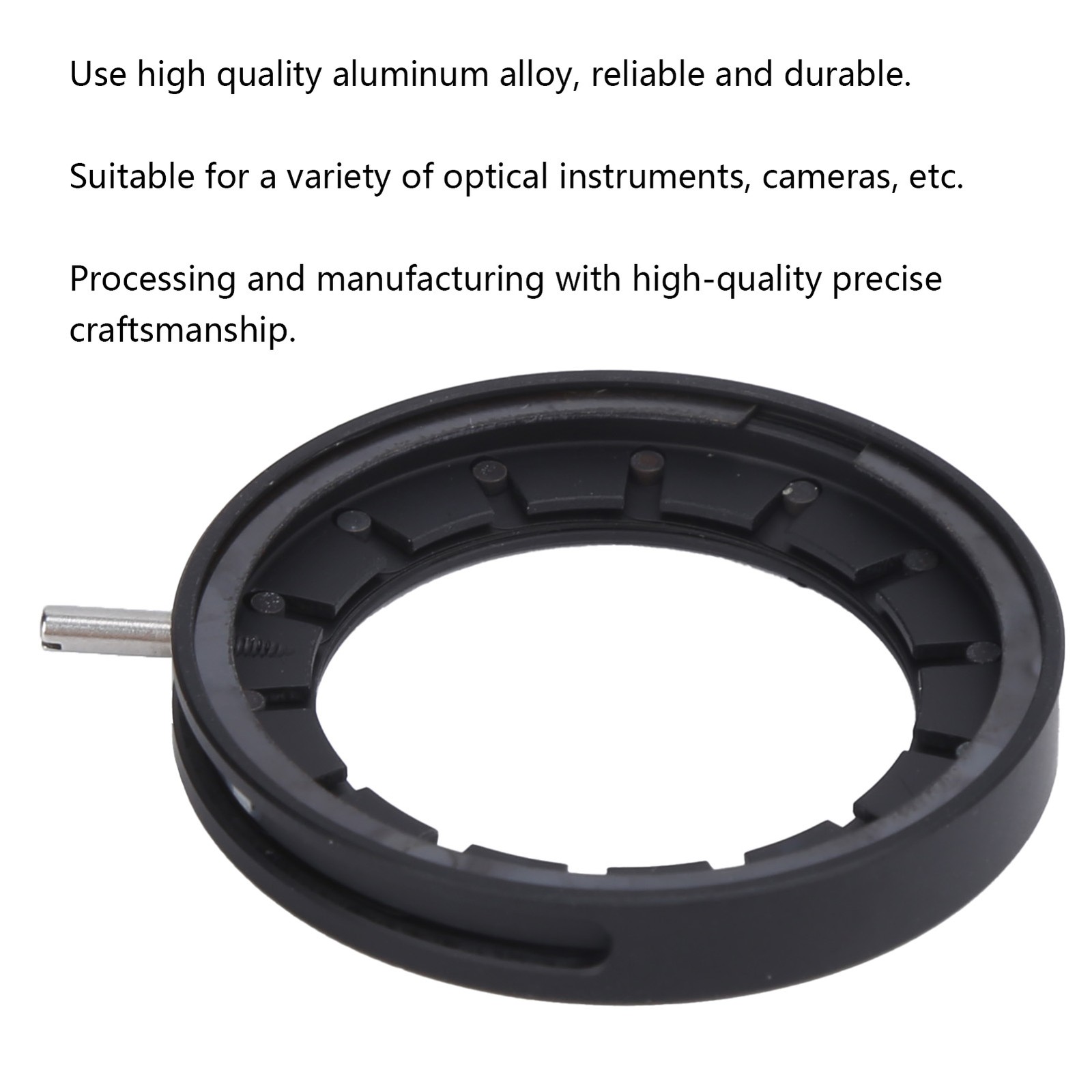 Adjustable Iris Aperture Diaphragm 1.5-25mm Aluminum Alloy Camera Diaphragm For