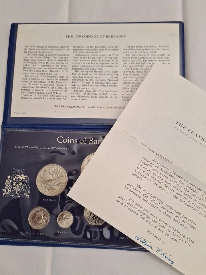 1979 BARBADOS 8-COIN UNCIRCULATED SPECIMEN MINT SET - Image 3 of 4