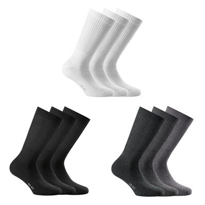 Rohner Basic Unisex Sports Socks, 6 Pack - Basic Sport, Plain