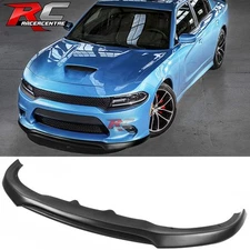Fits 15-23 Dodge Charger IKON V2 Style Front Bumper Lip Spoiler PP Unpainted