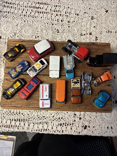 Lot Of 16 Used Metal Cars Sold As Is