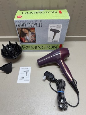 Remington AC9140 ProLuxe Hair Dryer Purple Complete With Box Preowned
