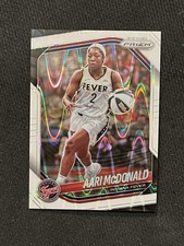 AARI MCDONALD 2025 Panini PRIZM WNBA WHITE SEISMIC Holo Sparks 10 INDIANA FEVER