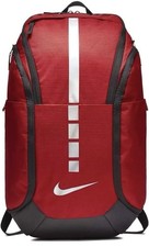 NIKE HOOPS ELITE PRO BASKETBALL SCHOOL BACKPACK RED BLACK SILVER BA5554-657 NWT