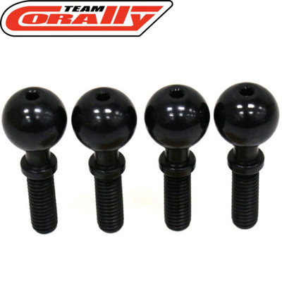 Team Corally C-00180-123-1 Steel Pivot Ball Conical Shaft (4) Spark XB6 RC Part