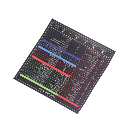 Design for Mac OS System Keyboard Shortcut Sticker for 2022-2008 (13-16")' - Afbeelding 5 van 11