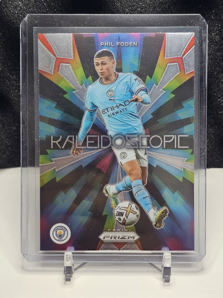 PANINI サッカーカード OBSIDIAN PHIL FODEN MANCHESTER CITY 068/195 #32 送料無料 中古 IT1 Phil Foden 2023 Obsidian #7 White Night /(SSP) Price Guide