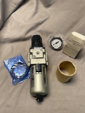 SMC AW30-N02-Z Modular Air Filter Regulator 1/4”npt W/ Gauge New