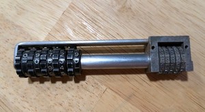 Vintage Unique Metal Letterpress Numbering Machine "1068"