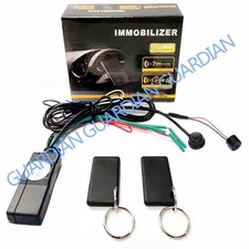 2.4GHz RFID Immobilizer Wireless Engine Automatic Lock Car Alarm System Anti-Hij