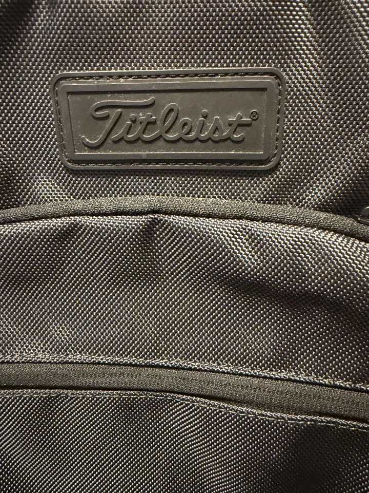 Mochila Titleist Player Gris Negra Bolsa para Laptop Viaje Golf PGA Profesional Foto 2 de 4