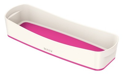 Leitz Wow, myBox, Storage tray Klein Weiß/Pink Metallic Pink Organiser Tray