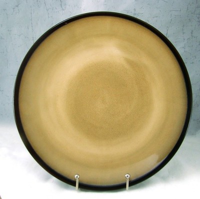 Sango NOVA BROWN 4933 Rundes Tafelgeschirr Teller 2er Set (USED)
