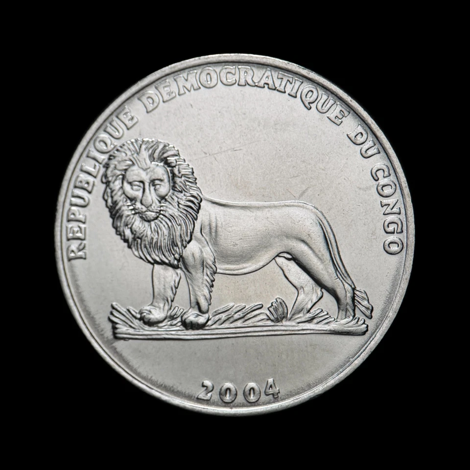 CONGO. 2004, 1 Franc - Pope John Paul II Visit, 1967 Cardinal Wojtyła 1 - Image 2 of 3