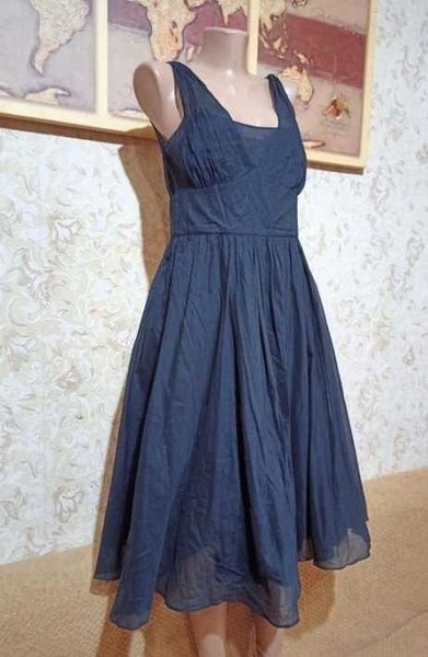 Women Banana Republic Dress Black Cotton 36 #26W5