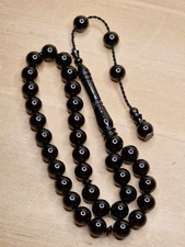 Erzurum Oltu Tasi Tesbih Ustasi Lokman Dirican/Rosary 7-8mm 13.7gram Gebetskette