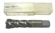 RapidKut 1-3/8"-12 HSSE-V3 Spiral Flute Semi-Bottoming Tap 4FL Yellow Ring GH4