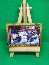 2025 Topps Series 1 Celebration Gold Atlanta Braves Team Card #'d 11/50