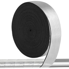 2IN x 33FT Outdoor Pipe Insulation Wrap, Pipe Insulation Foam Tape, Self