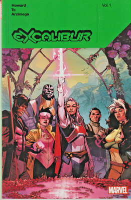 EXCALIBUR by TINI HOWARD  $17.99 TPB  180 PAGES  1st PRINT MARVEL  2020  NICE!!!