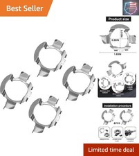 2Pair H7 Led Adapter Led Headlamp Retainer, H7 LED Headlamp Adapter Bulb Base...