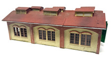 Vollmer HO 5715 Lokschuppen Eigenbau mit Vandalismusschäden - H0 HO 1:87