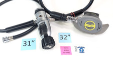 Sherwood Oasis Scuba Dive Regulator Set Yoke, 1st, 2nd Stage Inflator SRB5700