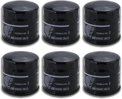 6PCS Engine Oil Filter for Subaru Impreza Legacy Outback 15208AA100 A
