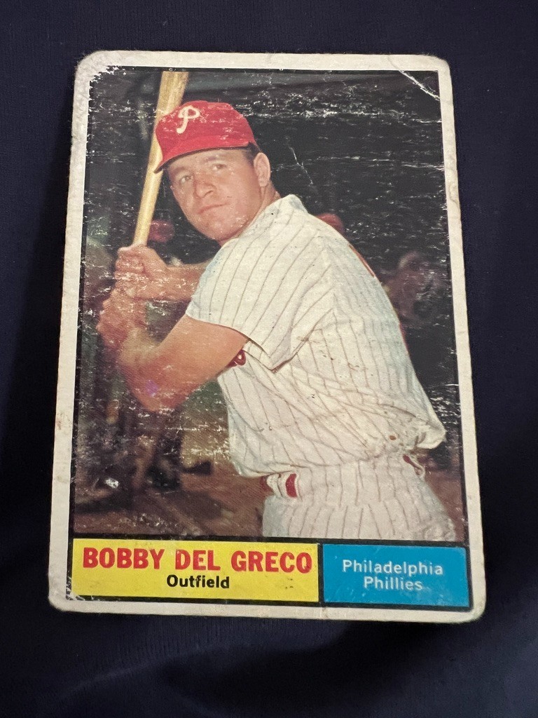 1961 Topps Bobby Del Greco #154 Poor