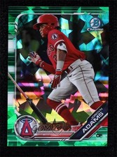 2019 Bowman Chrome Draft Sapphire Edition Green 26/50 Jordyn Adams #BDC-158 02yu