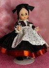 Madame Alexander #509, Sardinia, 8-inch Doll, Original Box & Tag, Newly Restrung — photo 2