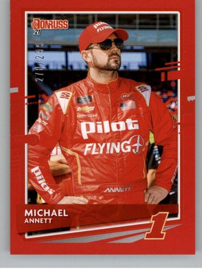 2021 Donruss NASCAR Racing Red Parallel Trading Cards Pick From List /299