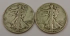 1943-P and 1945-P  Walking Liberty Half Dollars VG/Fine (2 Coins) #1