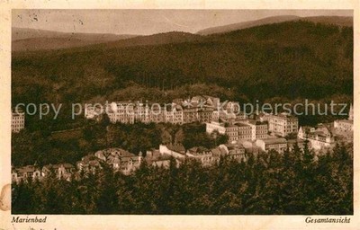Mariánské Lázně Czech Republic Bohemia general view