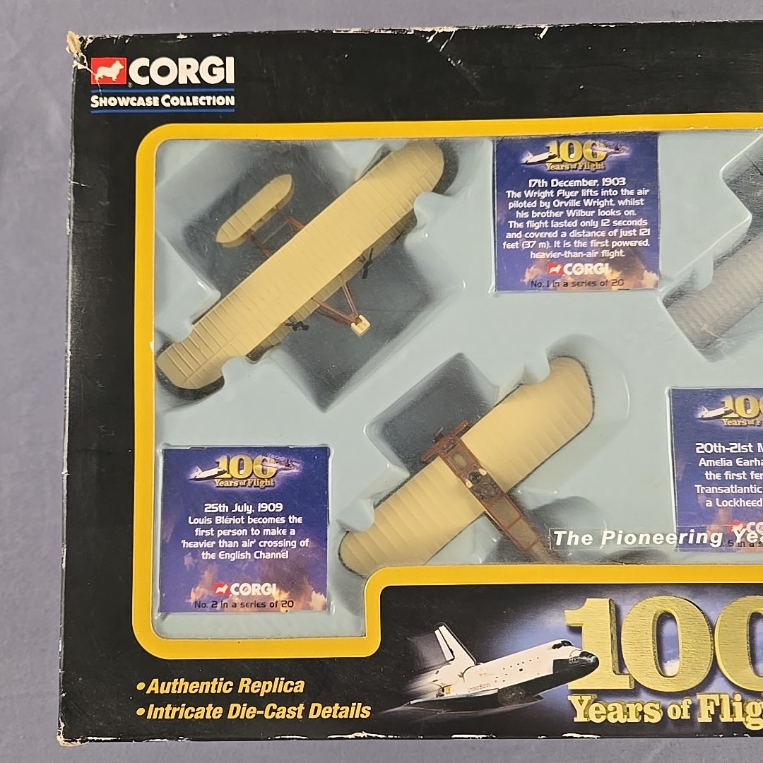 Corgi 100 YEARS OF FLIGHT Pioneering Years, Set of 4 Die-Cast