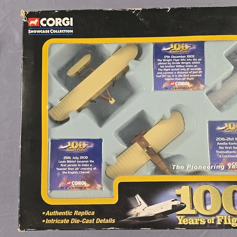 Corgi 100 YEARS OF FLIGHT Pioneering Years, Set of 4 Die-Cast Airplanes - Image 2 of 4