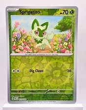 Nintendo Pokemon TCG Sprigatito 013/193 Paldea Evolved 2023 Common Reverse Holo