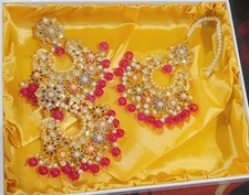 Pakistani Mehndi Earings Wedding Bridal (Eid Sale 40%off )