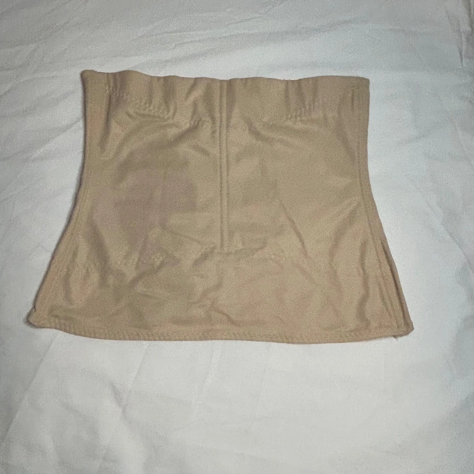 Modelador Maidenform Cintura Cincher Barriga Controle Firme Modelador Corporal Bege G/G - Imagem 3 de 4