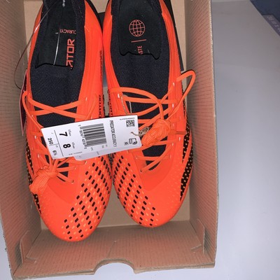 Adidas Predator Accuracy.1 Low FG Soccer Cleats GW4574 Men's Size US 7 Orange